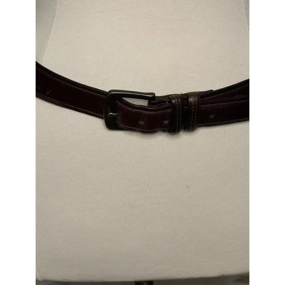 Columbia classic brown geniune leather belt Size 42